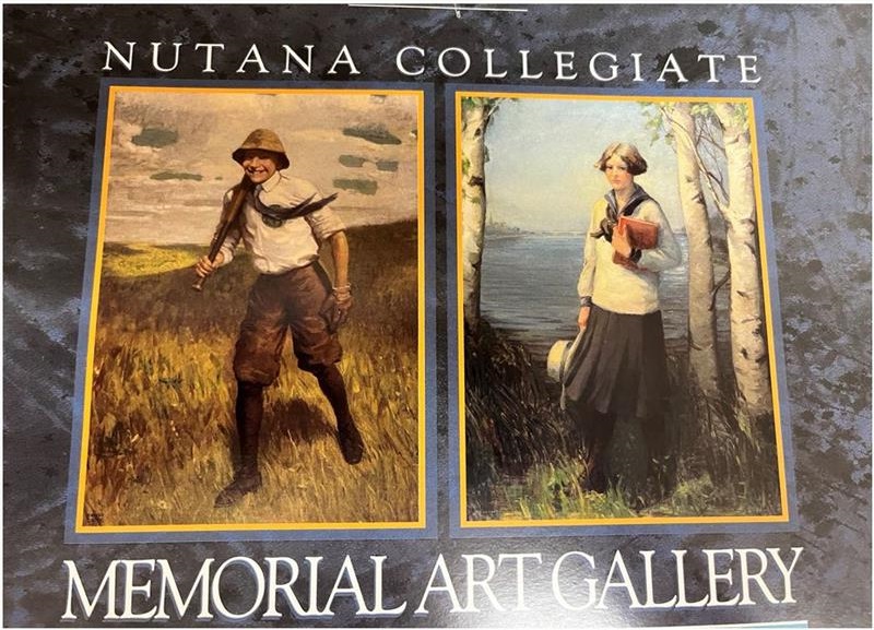 Memorial Art Gallery and Library - copies of the book, "Nutana Collegiate Memorial Art Collection: permanent collection" available for purchase.